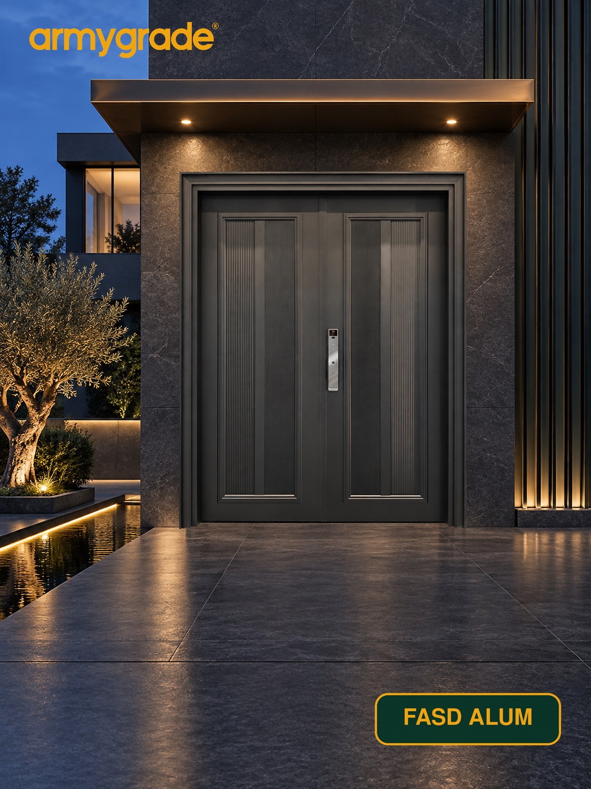 Armygrade FASD ALUM fully aluminium safety door