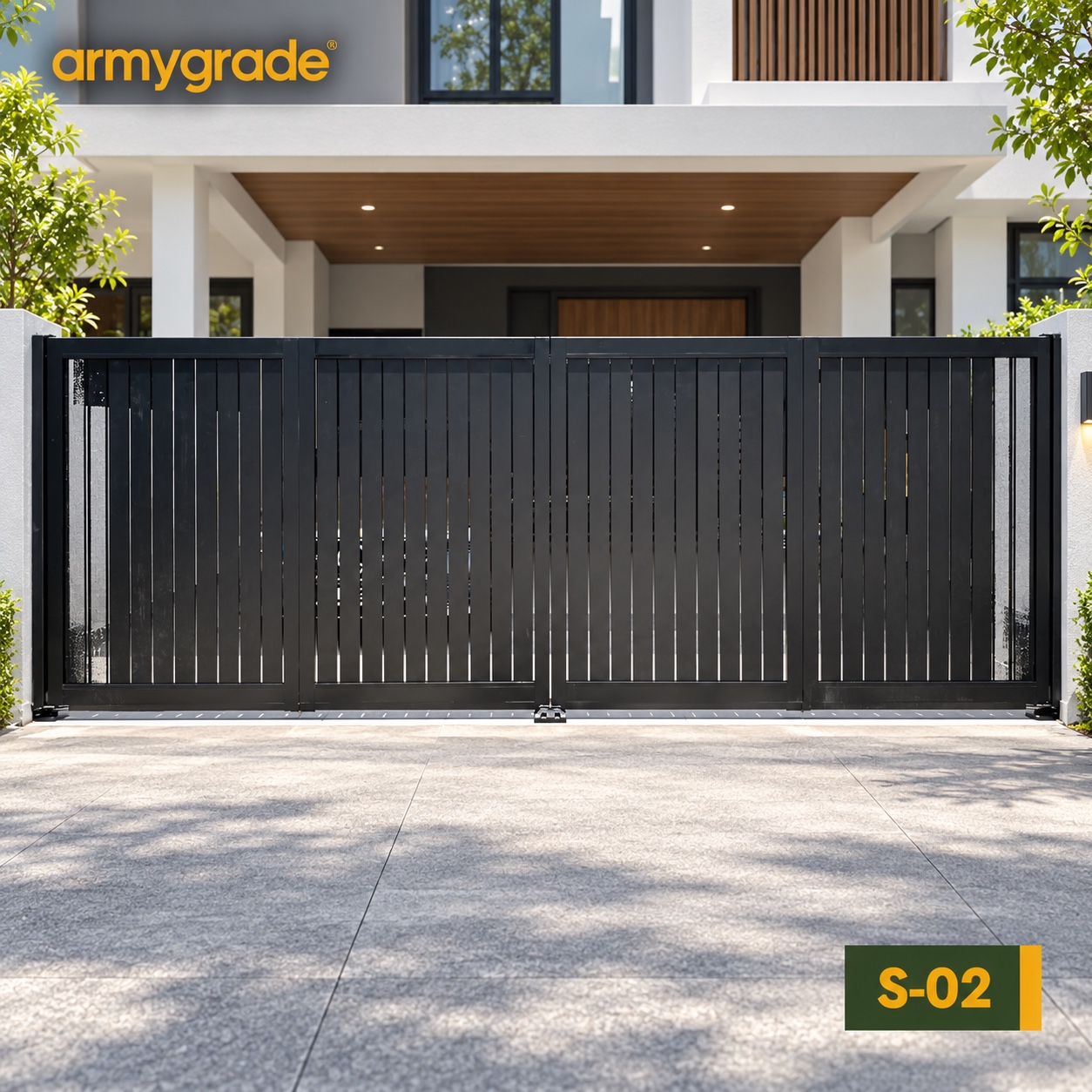 Armygrade S-02 trackless autogate