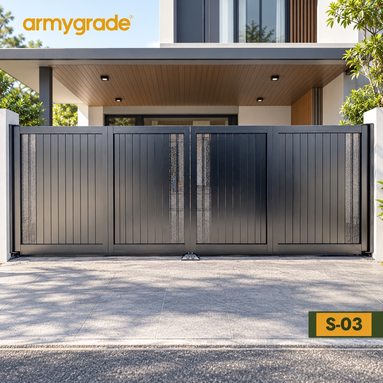 Armygrade S-03 trackless autogate