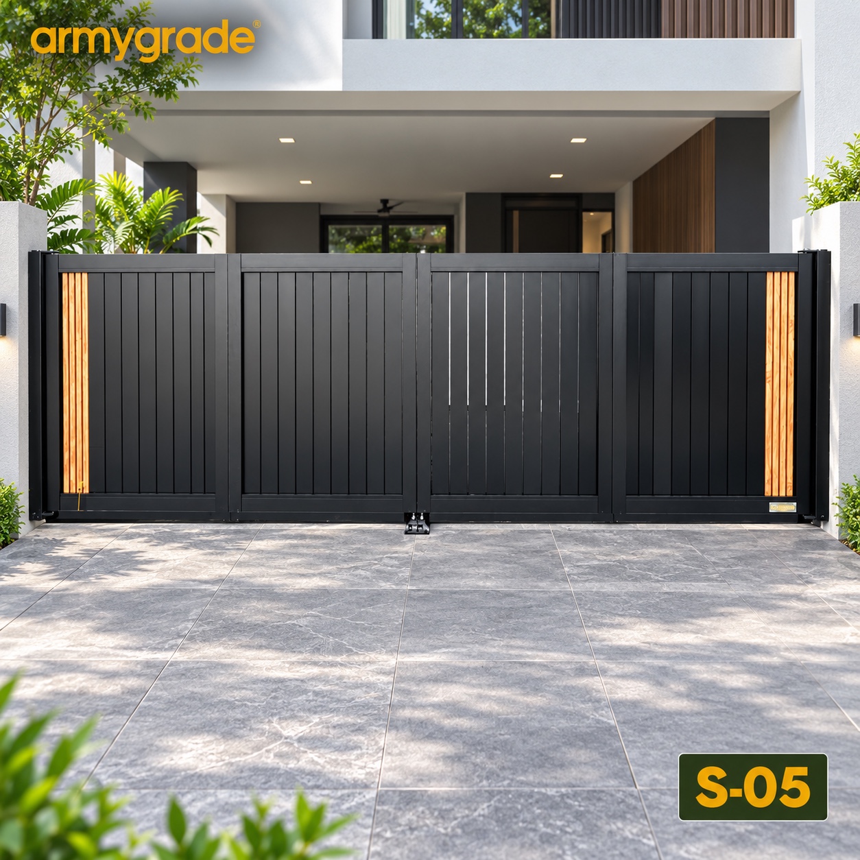 Armygrade S-05 trackless autogate