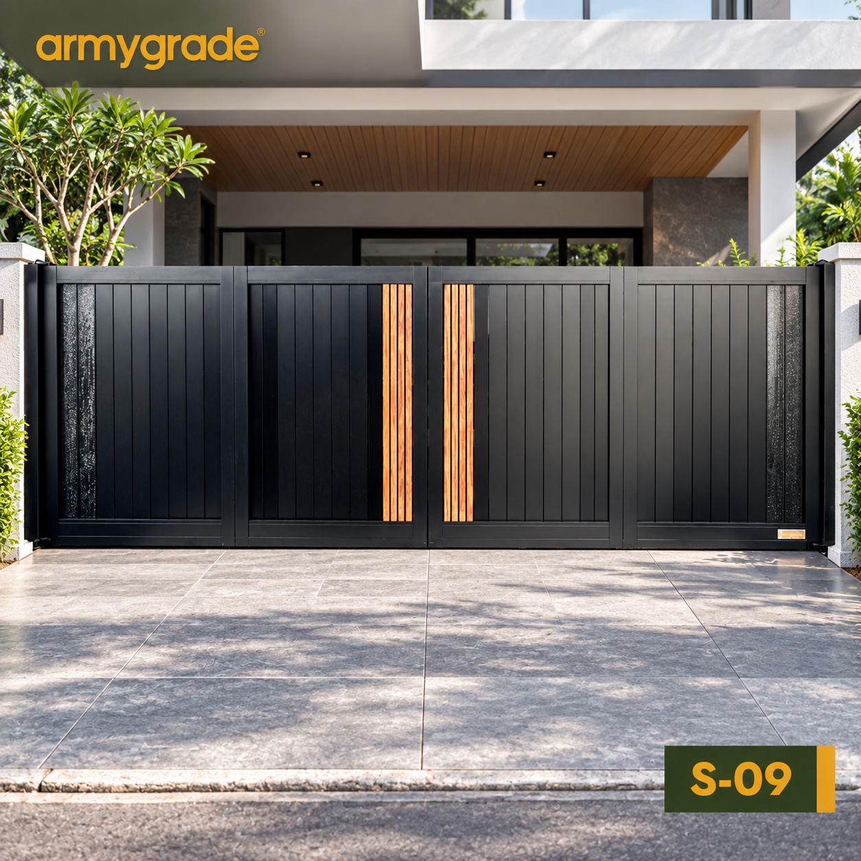 Armygrade S-09 trackless autogate